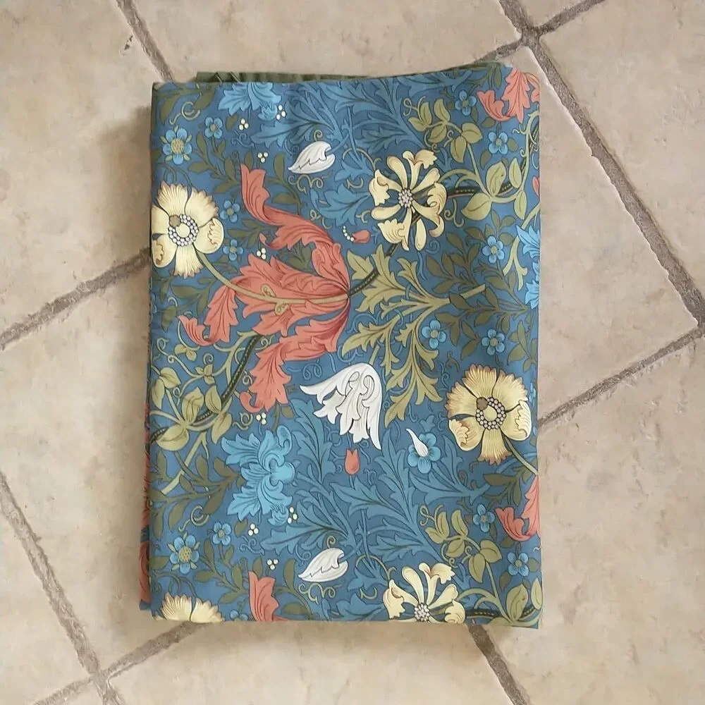 Morris & Co Williams Sonoma Compton Tablecloth Floral Cotton Rectangle 70x104
